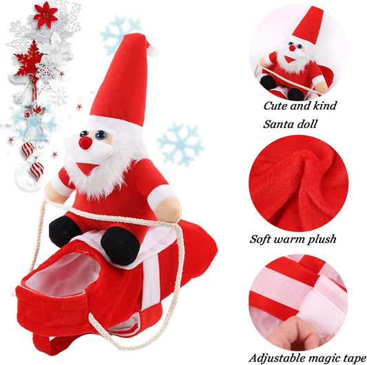 Christmas Pet Santa Claus Costume