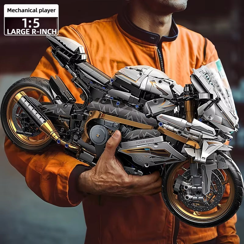 Alloy Motorcycle Desktop 2045PCS 1:5 Scale, Build Racing Dream Bike