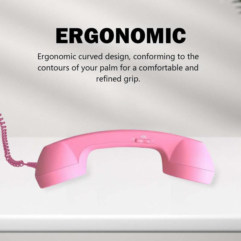 Retro Bluetooth Phone Handset (Wired & USB-C)