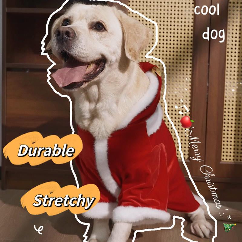 Soft Reindeer Pet Costume | Comfortable Christmas Holiday Outfit for Small, Medium, and Large Dogs & Cats
