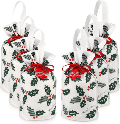 Gift Bag with Drawstring for Christmas (Pack of 6)