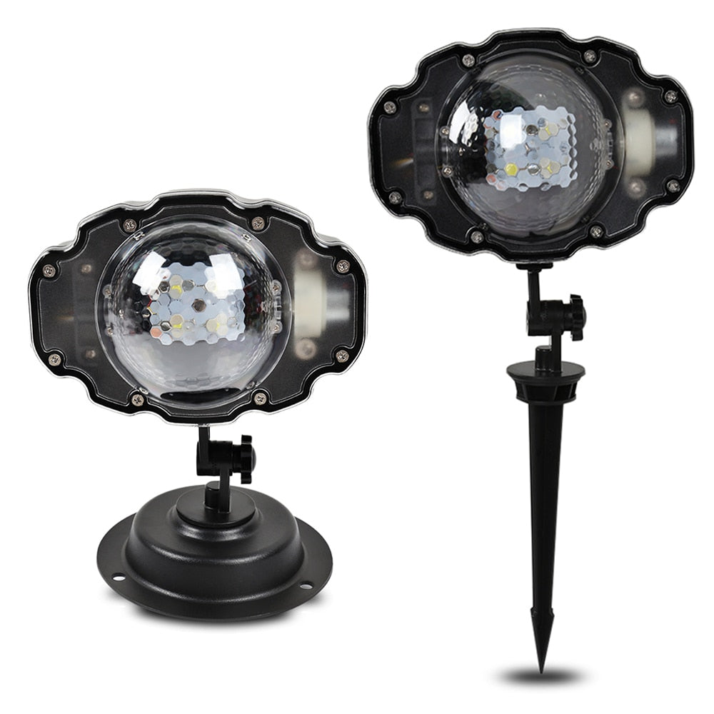 LED Christmas Snow Light Projector