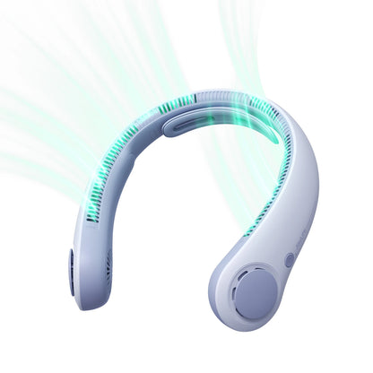 Portable 5 Speed Neck Fan with 5000Mah Battery