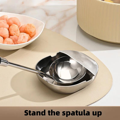 Pot Lid Holder, 1 Count Soup Spoon Rack, Cooking Spatula Rest Holder, Pot Lid Rest Stand, Tableware Storage Rack, Kitchen Supplies