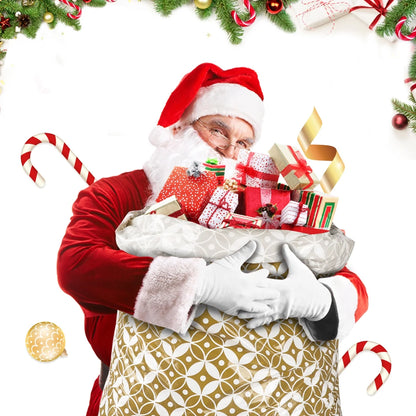 Christmas Gift Bags Extra Large Santa Sacks with Drawstring 36" X 56" 3Pcs
