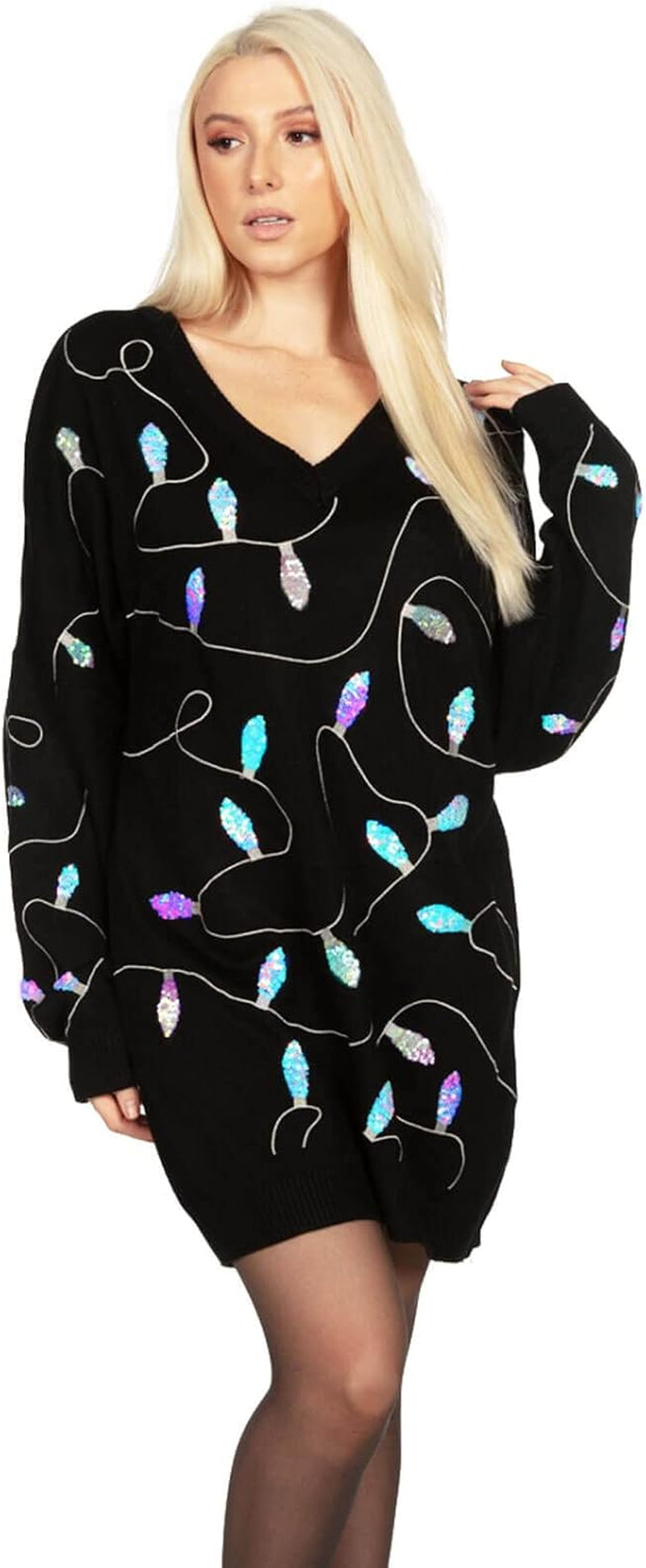 Tipsy Elves Women's Holiday Sweater Dress