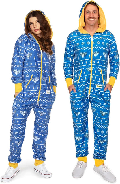 Tipsy Elves Christmas Onesies for Adults and they have POCKETS