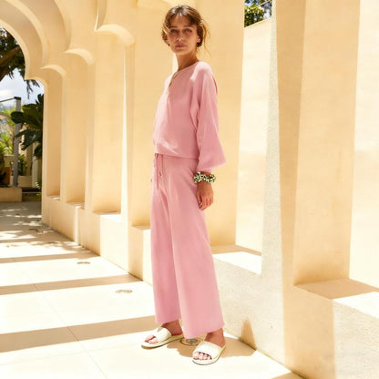 Womens Fall Winter Casual Solid Knitted 2 Piece Sets Long Sleeve Hoodie