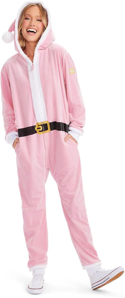 Tipsy Elves Christmas Onesies for Adults and they have POCKETS