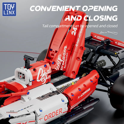 1:8 F1 Race Cars 1770PCS Building Sets MOC Building Blocks Car Cool Collectible Model Car Kits Toy Christmas Festive Gift Giving