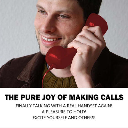 Retro Bluetooth Phone Handset (Wired & USB-C)