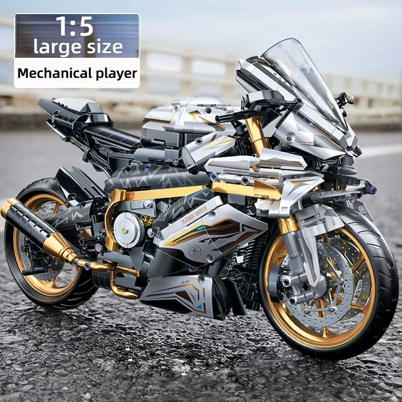 Alloy Motorcycle Desktop 2045PCS 1:5 Scale, Build Racing Dream Bike