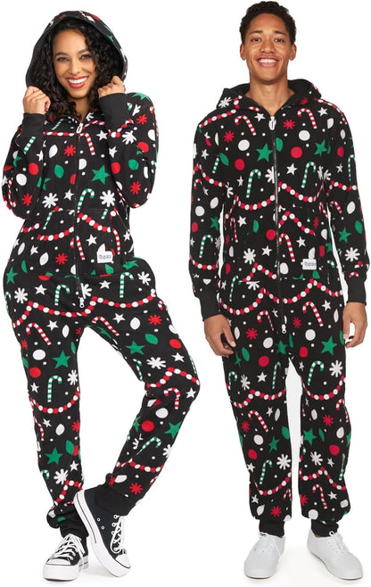 Tipsy Elves Christmas Onesies for Adults and they have POCKETS