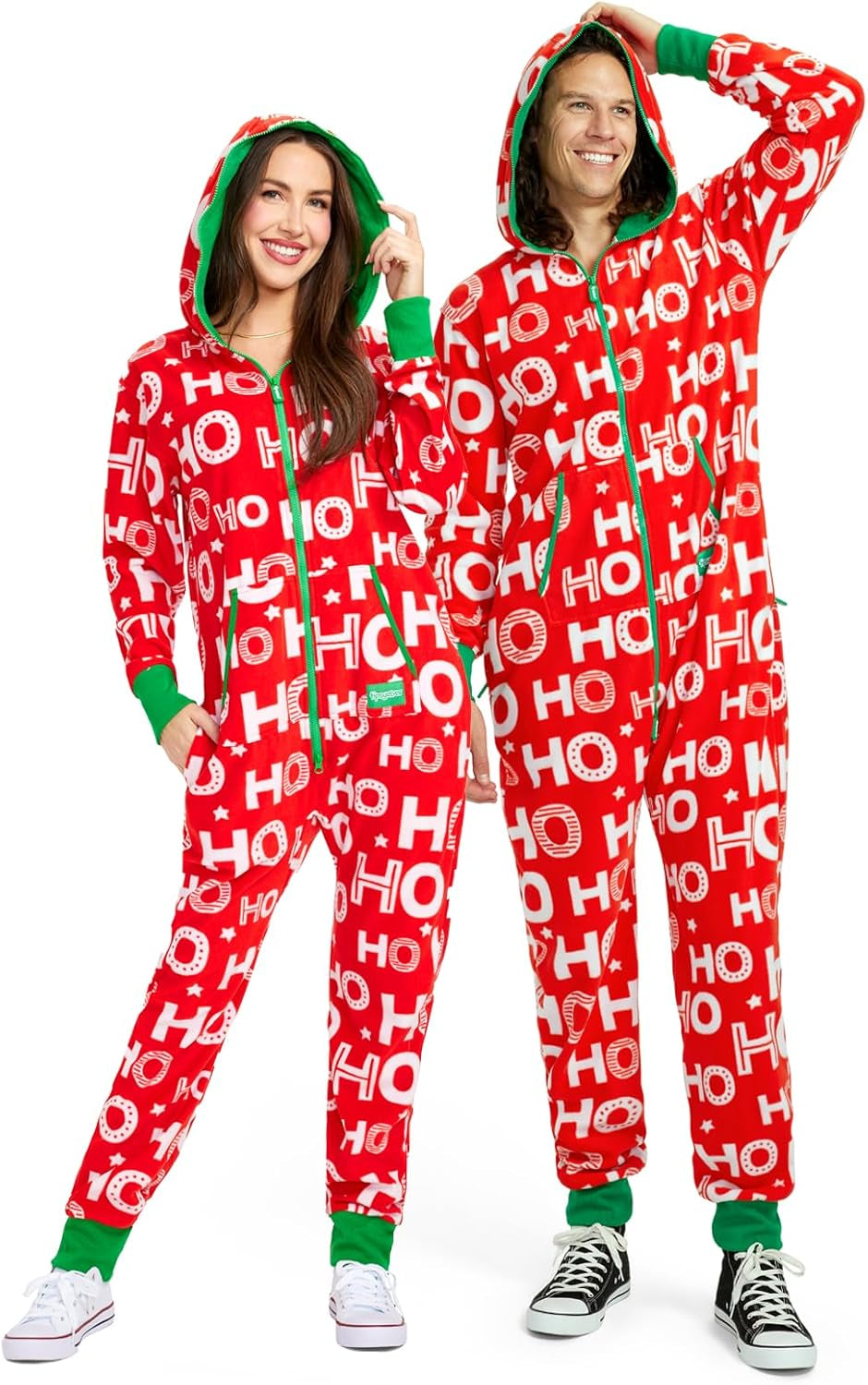 Tipsy Elves Christmas Onesies for Adults and they have POCKETS