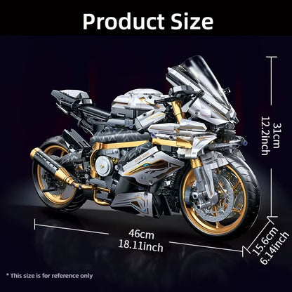 Alloy Motorcycle Desktop 2045PCS 1:5 Scale, Build Racing Dream Bike