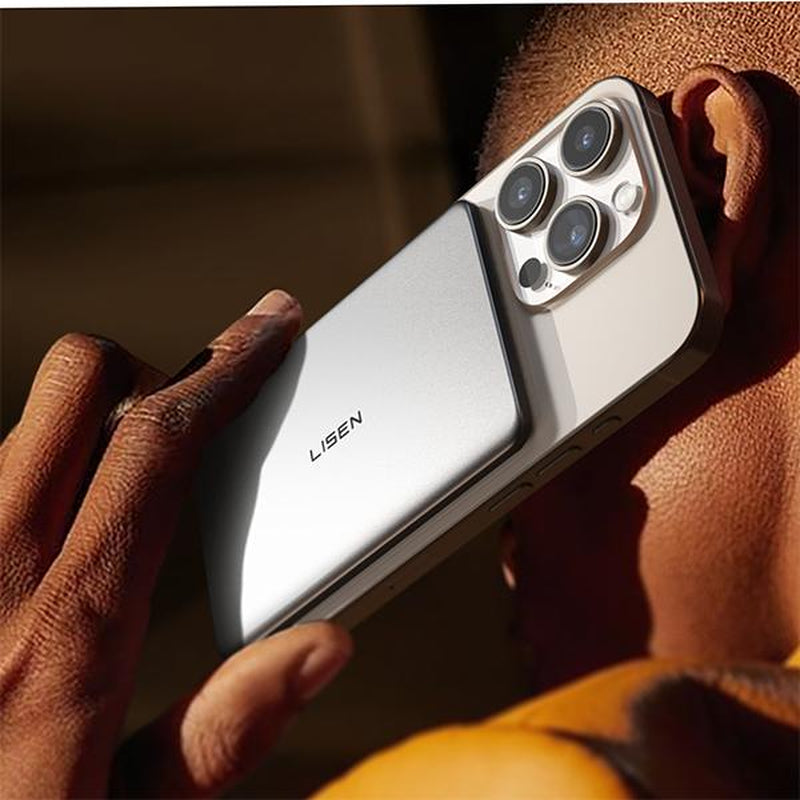 LISEN 5000mAh Ultra-Slim Magsafe Power Bank for iPhone 12-16 Series