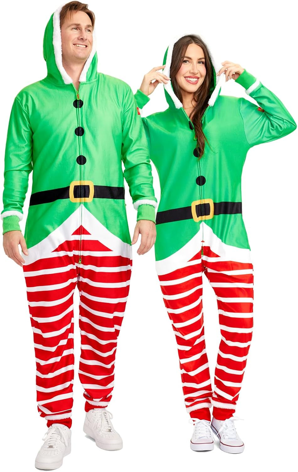 Tipsy Elves Christmas Onesies for Adults and they have POCKETS