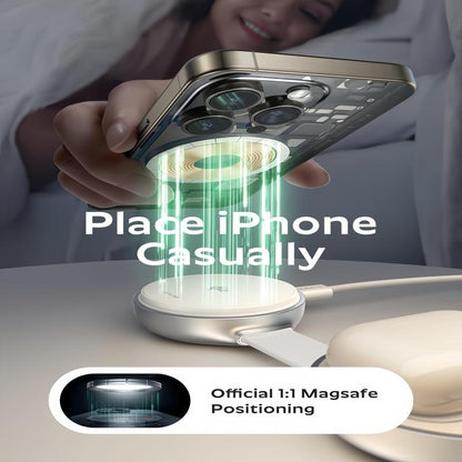 **LISEN 25W 3-in-1 Qi2 Magsafe Charger for iPhone, Apple Watch & AirPods**