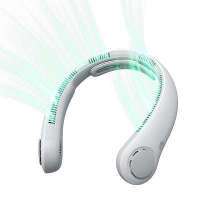 Portable 5 Speed Neck Fan with 5000Mah Battery