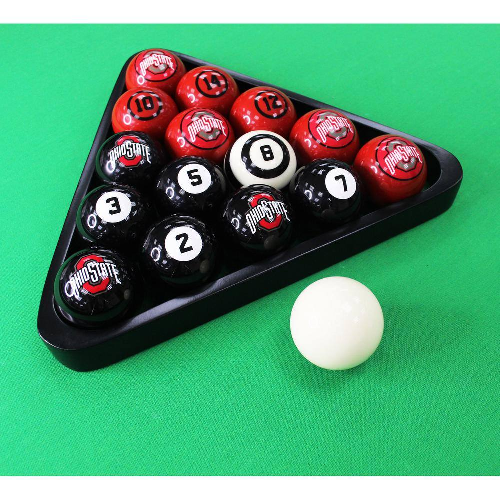 Ohio State Billiard Balls with Numbers