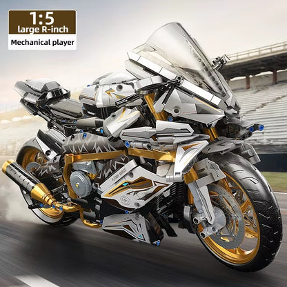 Alloy Motorcycle Desktop 2045PCS 1:5 Scale, Build Racing Dream Bike