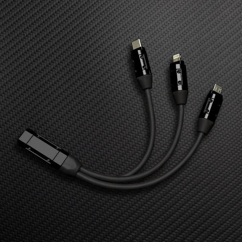 "Full-Equipped Chubby" 6-In-1 240W Fast Charging Spring Cable