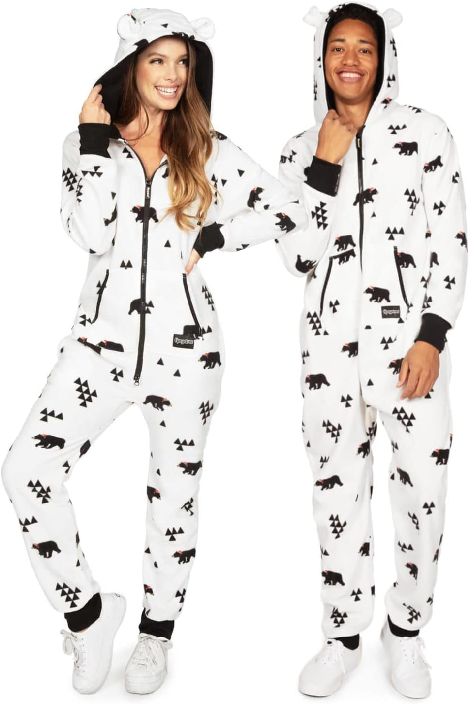 Tipsy Elves Christmas Onesies for Adults and they have POCKETS