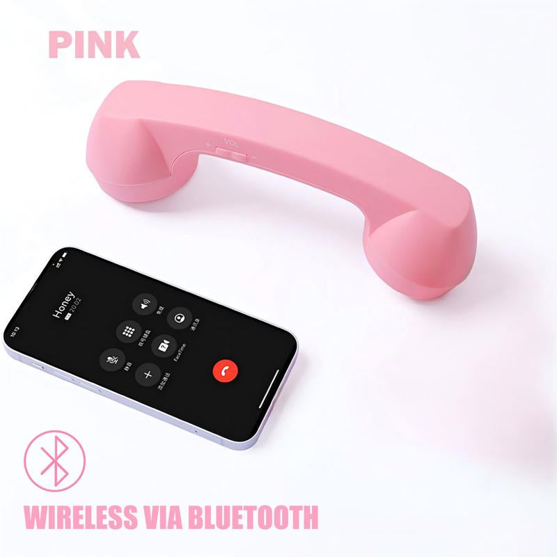 Retro Bluetooth Phone Handset (Wired & USB-C)