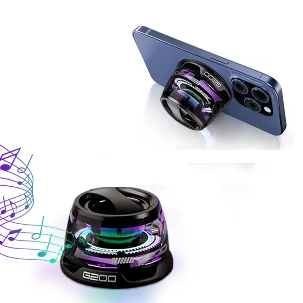 Bluetooth Magnetic Portable Speaker wiht RGB Lighting