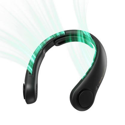 Portable 5 Speed Neck Fan with 5000Mah Battery