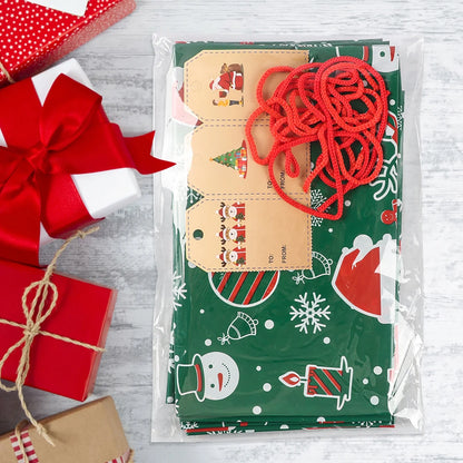Christmas Gift Bags Extra Large Santa Sacks with Drawstring 36" X 56" 3Pcs