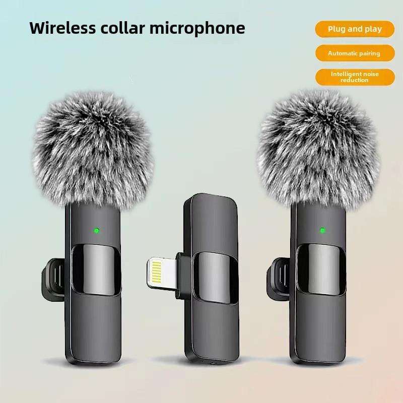 2 Pcs Wireless Lavalier Microphones for (USB -C) phones and laptops, Live Streaming,Vlog