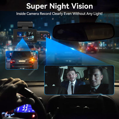 1080P Dual Dash Cam (Front & Rear) Video Recorder with Night Vision